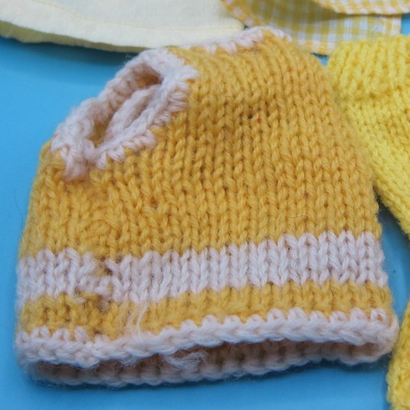 💥3/$15💥Lot of 5 yellow Handmade Barbie size fashion doll clothes - Picture 7 of 9